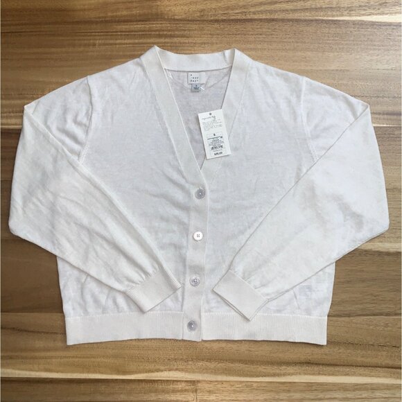A New Day Womens Cream Button-Front Casual Cardigan Sweater Lightweight Small - Picture 11 of 12